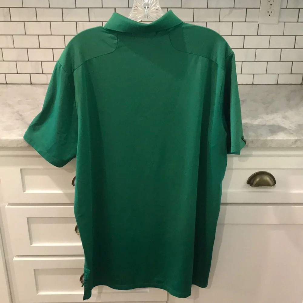 RLX Ralph Lauren Shirt‎ Mens Large Green Black Label Golf Embroidered Lakewood